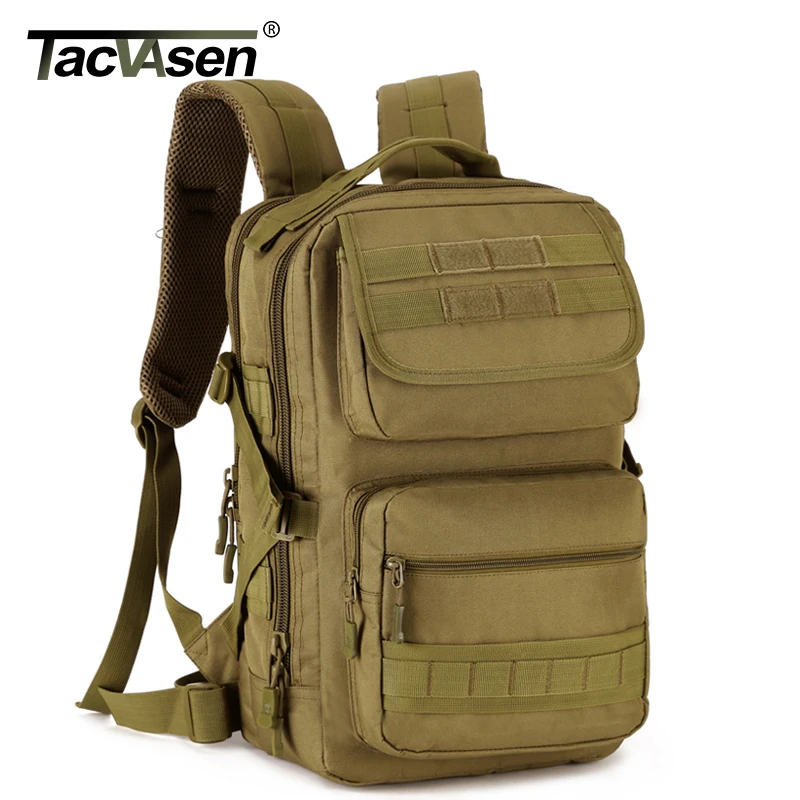 TACVASEN Men's Laptop Backpack Military Camouflage Molle Backpack 25L Travel Knapsack Casual School Bags TD-SHZ-007
TACVASEN Men's Laptop Backpack Military Camouflage Molle Backpack 25L Travel Knapsack Casual School Bags TD-SHZ-007