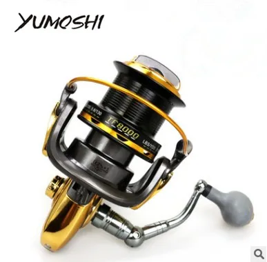 Фото YUMOSHI TF8000-9000 Helped a large fishing reel series handle 12+1BB 4.6:1 saltwater big game spinning fish wheel | Спорт и