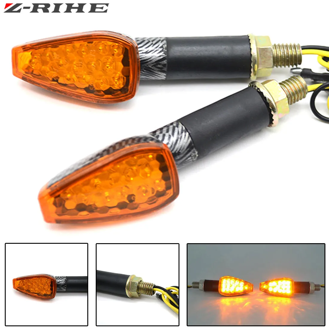 2PCS Universal Motorcycle LED Turn Signal Indicators Light Amber Blinker Light 12V Motorbike Lamp Super Bright FOR KTM YAMAHA
2PCS Universal Motorcycle LED Turn Signal Indicators Light Amber Blinker Light 12V Motorbike Lamp Super Bright FOR KTM YAMAHA