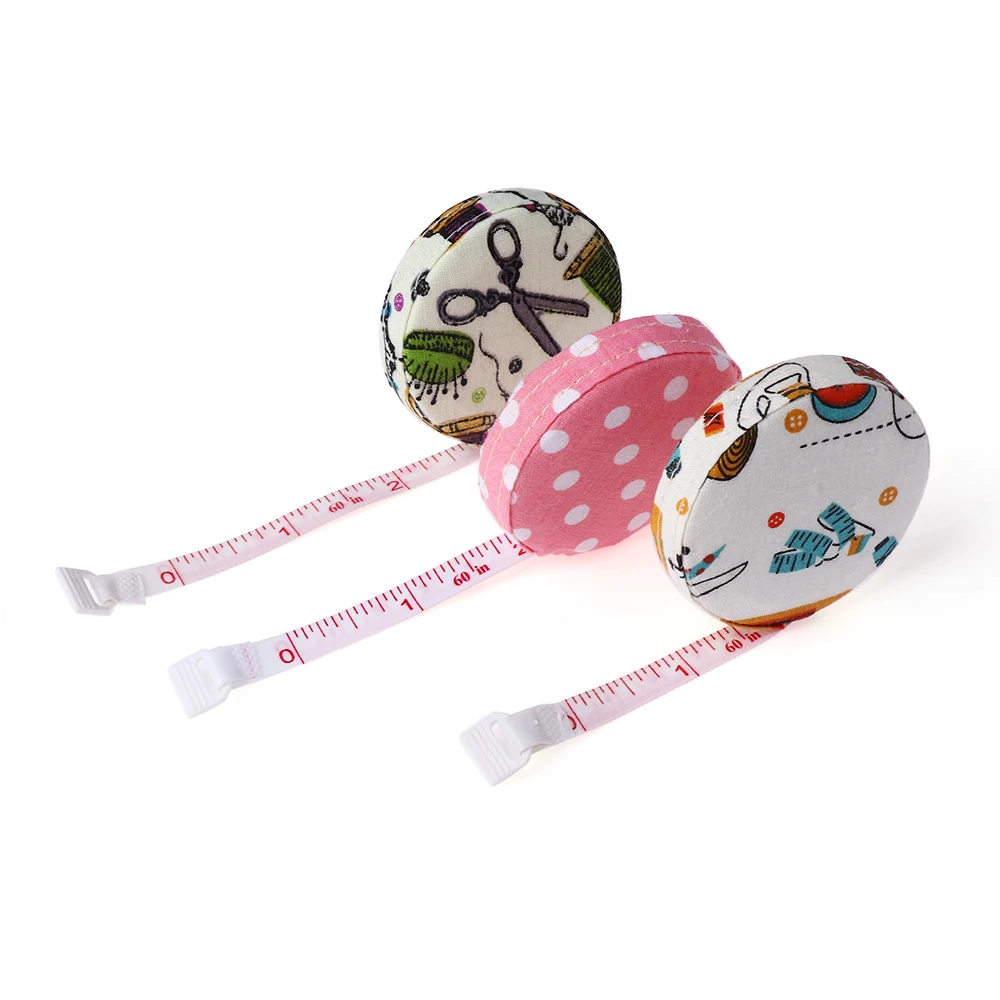 150CM/60inch Mini Retractable Portable Ruler Tape Measure Fabric Covered Tailor Ruler Cloth Tape measure Sewing Tool Accessories
150CM/60inch Mini Retractable Portable Ruler Tape Measure Fabric Covered Tailor Ruler Cloth Tape measure Sewing Tool Accessories