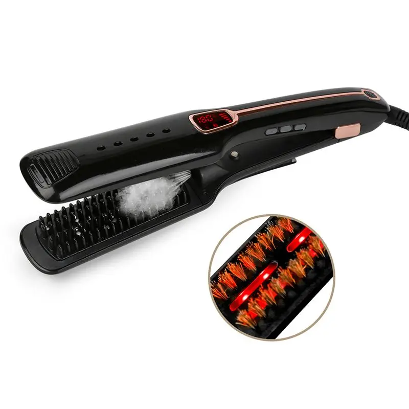 Multifunctional Negative Ion Infrared Spray Steam Straight Hair Comb Two Purpose Straight Hair Wand Curling Iron
Multifunctional Negative Ion Infrared Spray Steam Straight Hair Comb Two Purpose Straight Hair Wand Curling Iron