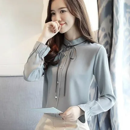 Spring Korean Version Chiffon Women White Shirt 2019 New Summer Pure Color Xxl Work Wear Female Fashion Slim Bottoming Blouses
Spring Korean Version Chiffon Women White Shirt 2019 New Summer Pure Color Xxl Work Wear Female Fashion Slim Bottoming Blouses