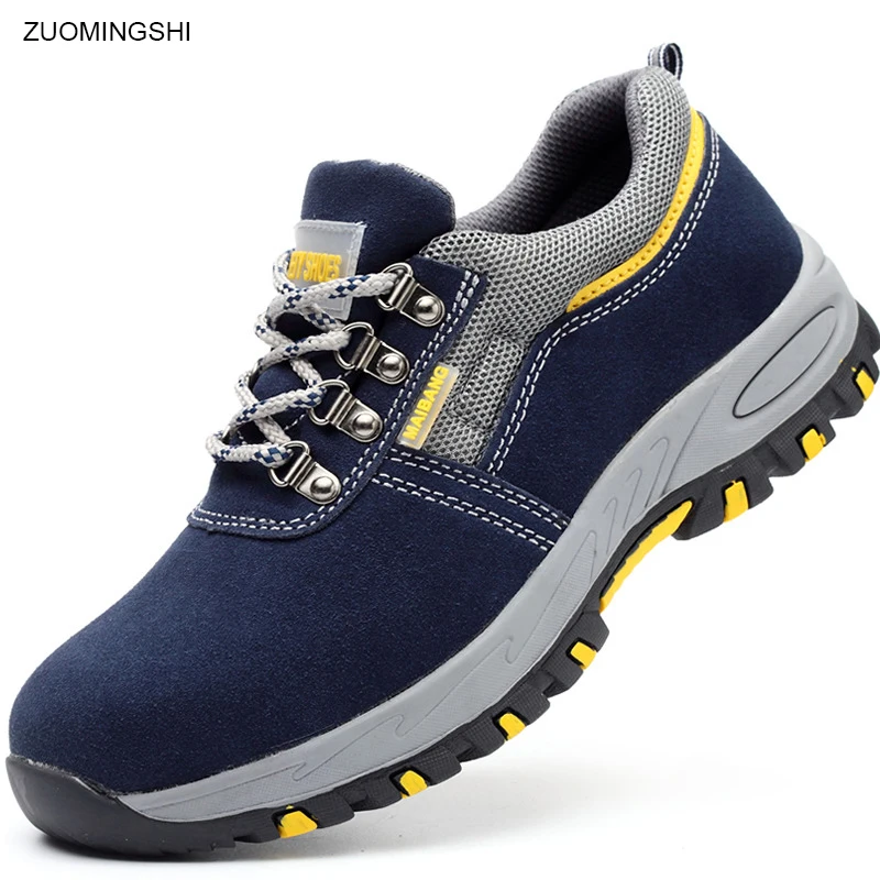 Fashion Safety Shoes Men Steel Toe bot leather Work Shoes Breathable EHS Safety boots Wear-resisting Puncture-proof
Fashion Safety Shoes Men Steel Toe bot leather Work Shoes Breathable EHS Safety boots Wear-resisting Puncture-proof