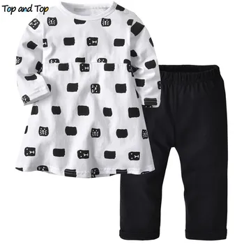 Top and Top Baby Girl Clothes Set Spring Autumn Long Sleeved Cartoon Dress Top+ Pants 2Pcs Infant Clothing Bebes Suits
Top and Top Baby Girl Clothes Set Spring Autumn Long Sleeved Cartoon Dress Top+ Pants 2Pcs Infant Clothing Bebes Suits