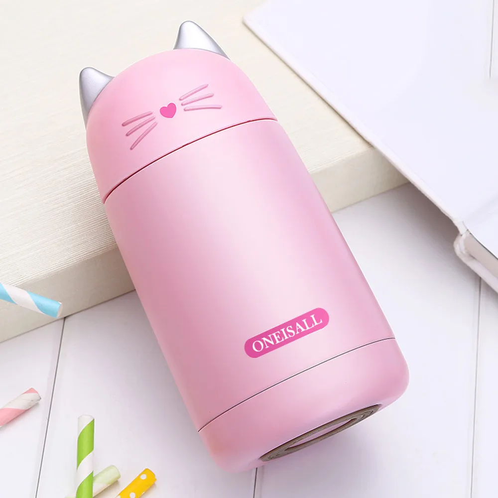 2018 Fashion Mini Vacuum Mug Cute Cat Kid Thermos Stainless Steel Hot Water Bottle Travel hot sale
2018 Fashion Mini Vacuum Mug Cute Cat Kid Thermos Stainless Steel Hot Water Bottle Travel hot sale