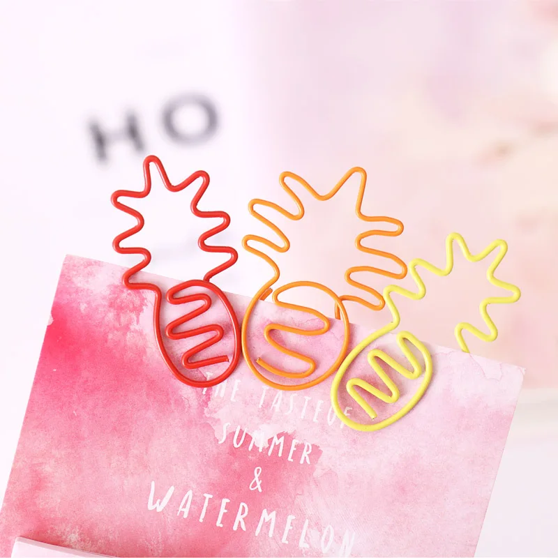 30pcs/box Cute Metal Paper Clips Fruit Shaped Clips Notes Folder Message Photo Memo Binder Clip Stationery School Office Gift
30pcs/box Cute Metal Paper Clips Fruit Shaped Clips Notes Folder Message Photo Memo Binder Clip Stationery School Office Gift