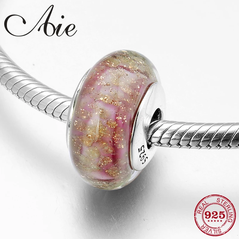 New 100% real 925 Sterling Silver sparkling pink Murano Glass Beads Fit Original Pandora Charms Bracelet Jewelry making
New 100% real 925 Sterling Silver sparkling pink Murano Glass Beads Fit Original Pandora Charms Bracelet Jewelry making