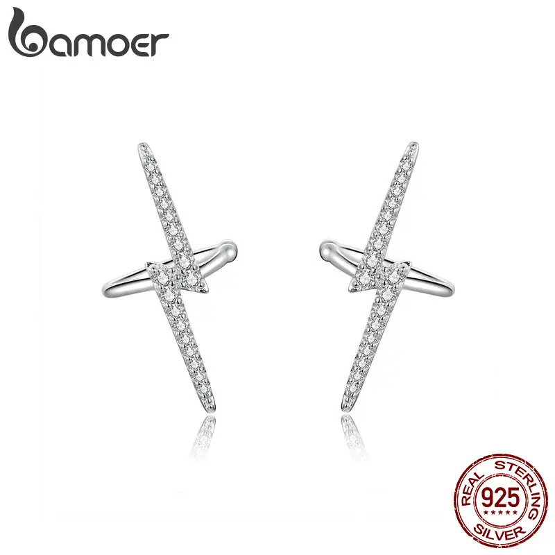 BAMOER Radiation Star Clip Earrings 925 Sterling Silver Crystal Wedding Engagement Women Earring Jewelry 2019 New BSE117
BAMOER Radiation Star Clip Earrings 925 Sterling Silver Crystal Wedding Engagement Women Earring Jewelry 2019 New BSE117