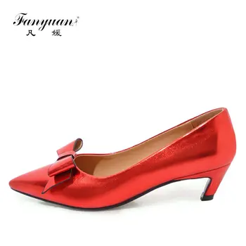 Fanyuan New design med heel Steel toe Safety shoes for women sweet Butterfly-knot Wedding Party lady Slip-on soft Sole pumps
Fanyuan New design med heel Steel toe Safety shoes for women sweet Butterfly-knot Wedding Party lady Slip-on soft Sole pumps