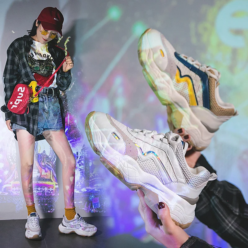 CAMTOO New Chunky Women Sneakers Fashion Thick Sole Ladies Casual Shoes Harajuku Dad Shoes Flats Platform Walking Footwear
CAMTOO New Chunky Women Sneakers Fashion Thick Sole Ladies Casual Shoes Harajuku Dad Shoes Flats Platform Walking Footwear