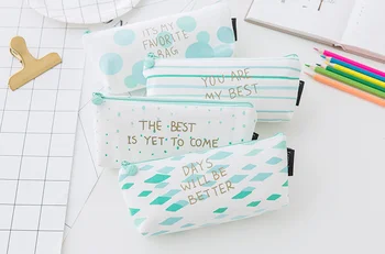 Novelty green style canvas Pencil Case pencil bag for kids Stationery office school supplies Escolar Papelaria
Novelty green style canvas Pencil Case pencil bag for kids Stationery office school supplies Escolar Papelaria