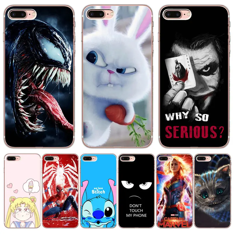 Luxury Marvel For iPhone X XR XS Max 5 5S SE 6 6S 7 8 Plus Cover Case Silicone Funda Coque Capinha Etui joker stitch venom cute
Luxury Marvel For iPhone X XR XS Max 5 5S SE 6 6S 7 8 Plus Cover Case Silicone Funda Coque Capinha Etui joker stitch venom cute