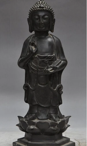 005372 14"old chinese buddhism bronze pray sakyamuni Shakyamuni Tathagata buddha statue
005372 14"old chinese buddhism bronze pray sakyamuni Shakyamuni Tathagata buddha statue