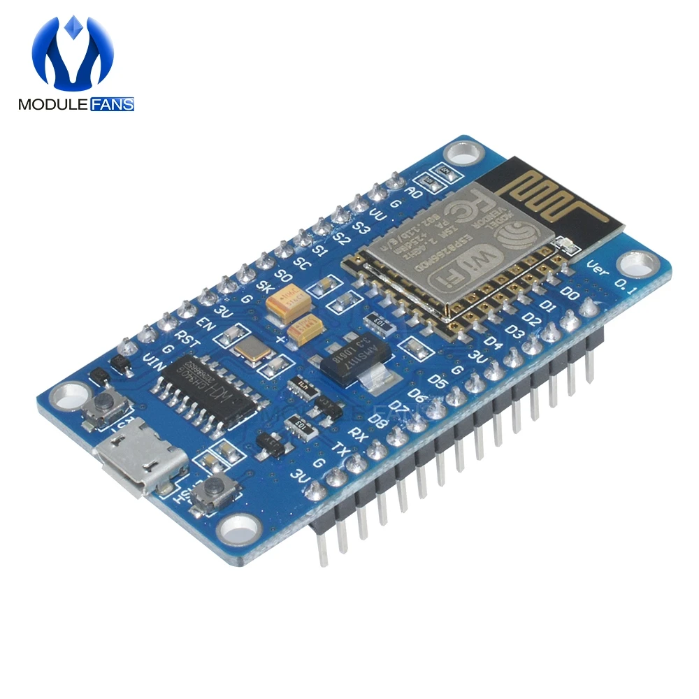 ESP8266 ESP-12F ESP-12E CH340G CH340 g NodeMcu V3 WIFI Wireless Module Antenna PCB Network Development Board USB IO
ESP8266 ESP-12F ESP-12E CH340G CH340 g NodeMcu V3 WIFI Wireless Module Antenna PCB Network Development Board USB IO