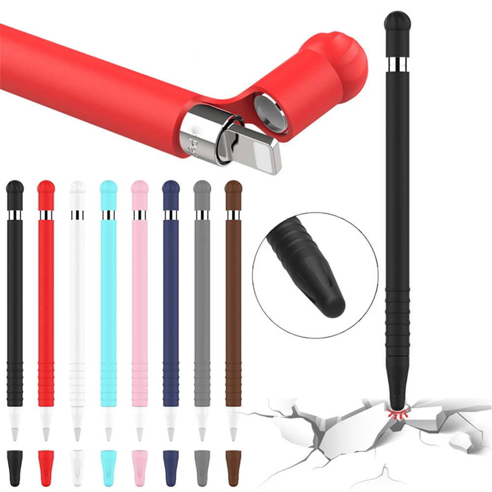 New Soft Silicone Case Nib Cover Sleeve Wrap Tip Holder Cable Adapter Connector Strap Anti Lost For Apple Pencil 1 iPad Pro
New Soft Silicone Case Nib Cover Sleeve Wrap Tip Holder Cable Adapter Connector Strap Anti Lost For Apple Pencil 1 iPad Pro