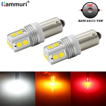CAN-bus Error Free 10-SMD BA9s 64111 T4W socket LED Bulbs For Clearance Parking Position Interior Lights or License Plate Lights
CAN-bus Error Free 10-SMD BA9s 64111 T4W socket LED Bulbs For Clearance Parking Position Interior Lights or License Plate Lights