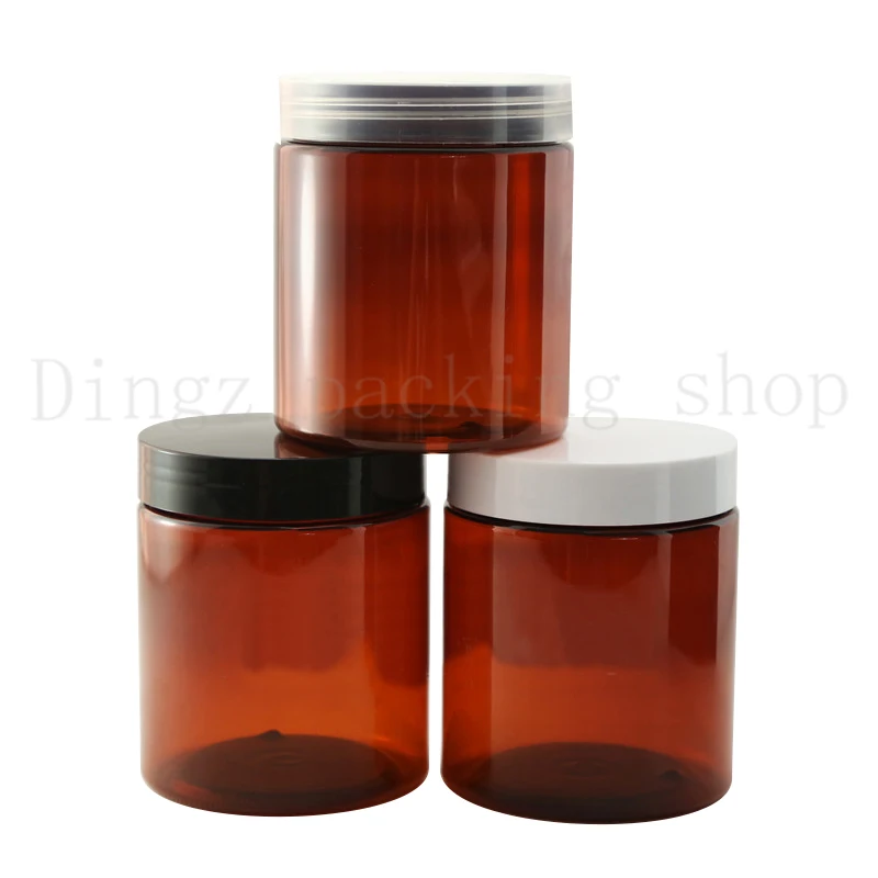 20X250g Brown Plastic Cosmetic Jar 250ML Refillable Facial Mask Cream Lotion Bottle Flat Bath Salts Package Containers
20X250g Brown Plastic Cosmetic Jar 250ML Refillable Facial Mask Cream Lotion Bottle Flat Bath Salts Package Containers