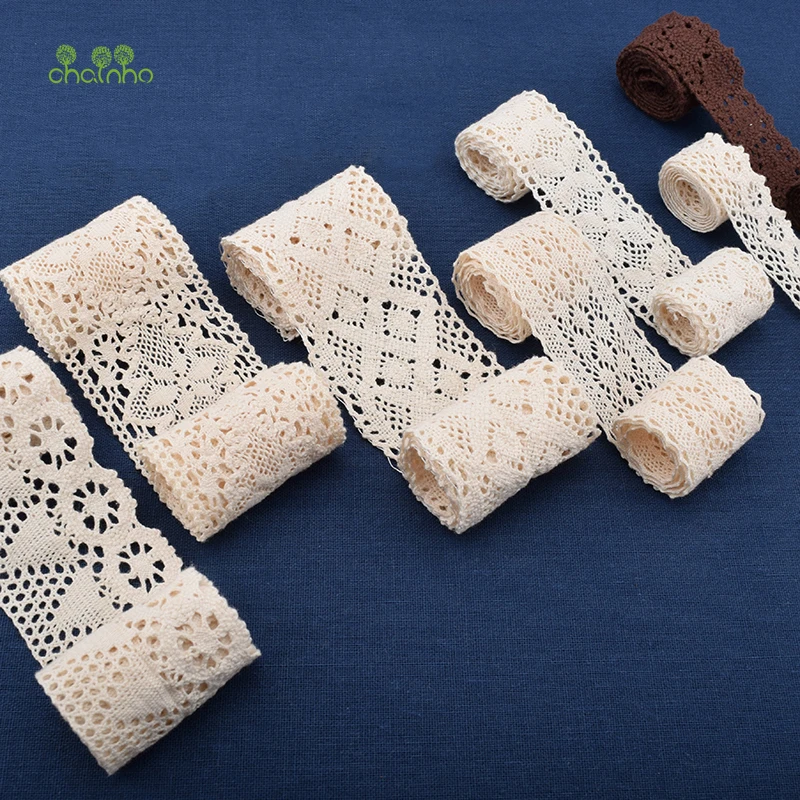 Chainho Knitted Cotton Lace Ribbon 5 Yard/Piece,DIY Handmade,Wedding Party/Craft & Gift Packing/Children's Dress/Decoration
Chainho Knitted Cotton Lace Ribbon 5 Yard/Piece,DIY Handmade,Wedding Party/Craft & Gift Packing/Children's Dress/Decoration