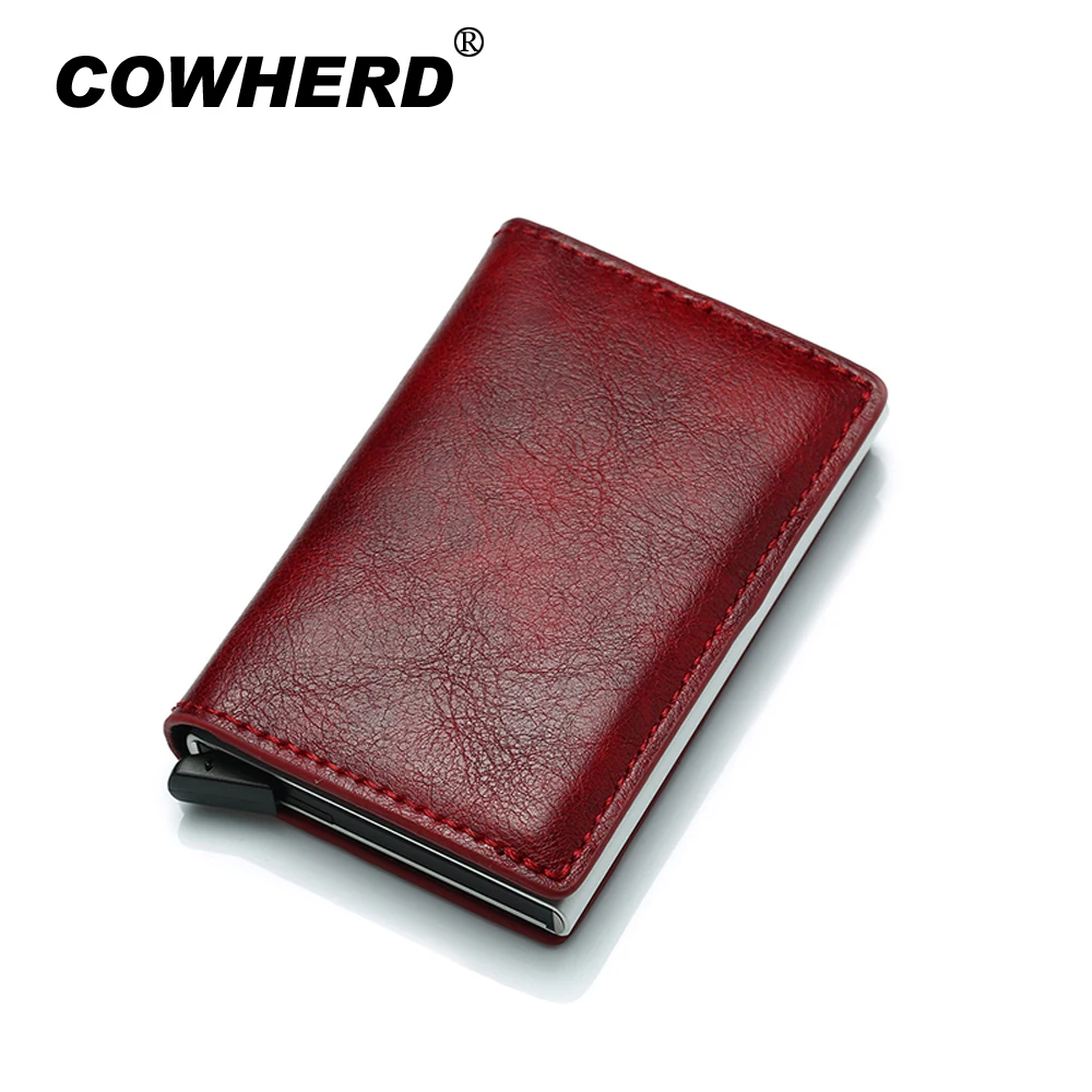 2019 RFID Wallet Vintage Credit Card Holder PU Leather Men Women Automatic Aluminum Alloy Metal Slim Case Purse Anti-theft Gift
2019 RFID Wallet Vintage Credit Card Holder PU Leather Men Women Automatic Aluminum Alloy Metal Slim Case Purse Anti-theft Gift