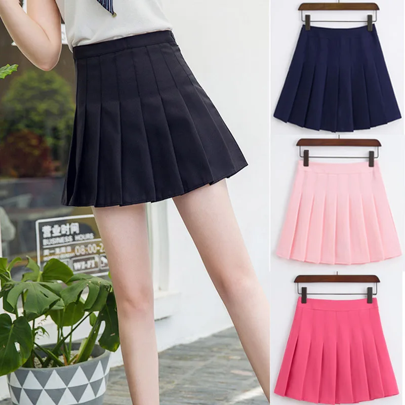 High Waist Tennis Skirt Pleated Skort Short School Dress With Inner Shorts Zip For Teen Team Badminton Scooters Tennis Skirts
High Waist Tennis Skirt Pleated Skort Short School Dress With Inner Shorts Zip For Teen Team Badminton Scooters Tennis Skirts