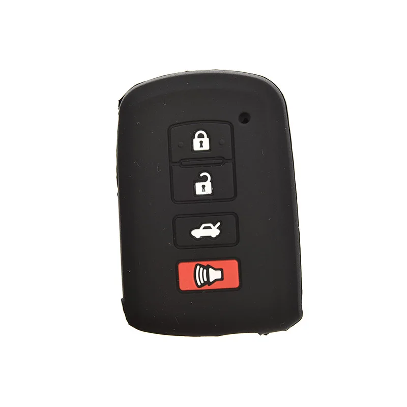 1PC 4 Button Remote Smart Key Shell Silicone Case Covers For Toyota Camry RAV4 Avalon Car Accessories Black Color
1PC 4 Button Remote Smart Key Shell Silicone Case Covers For Toyota Camry RAV4 Avalon Car Accessories Black Color