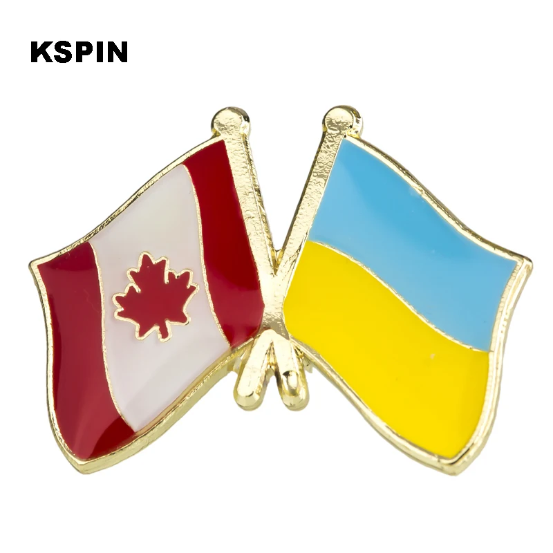 1pcs Canada and Ukraine Friendship Badge Icon Bag Decoration Buttons Metal Badges Brooch for clothes KS02186
1pcs Canada and Ukraine Friendship Badge Icon Bag Decoration Buttons Metal Badges Brooch for clothes KS02186