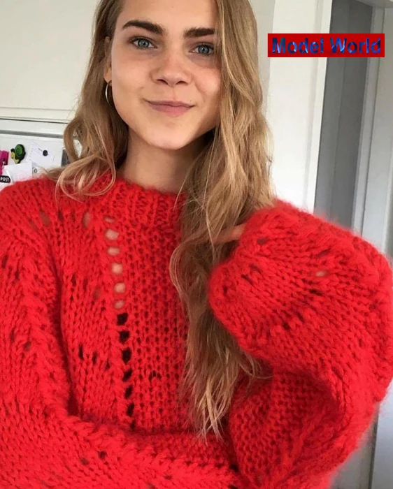 INS popular Gann* style women solid color long sleeve mohair pullover knitted hollow out wool sweater
INS popular Gann* style women solid color long sleeve mohair pullover knitted hollow out wool sweater