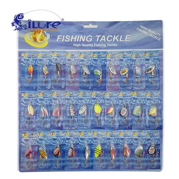 30 Pcs/set Fishing Bait Metal Spoon Bait Kit Wobblers Spinner Spoon Lures Fishing Tackle Hook Treble Spinner Crankbaits Pesca
30 Pcs/set Fishing Bait Metal Spoon Bait Kit Wobblers Spinner Spoon Lures Fishing Tackle Hook Treble Spinner Crankbaits Pesca