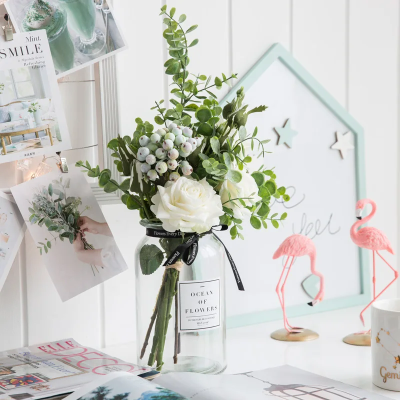 Miz-Artificial-Flowers-for-Wedding-Vases-for-Flowers-Home-Decor-Artificial-Flower-Bouquet-with-Vase-Wedding (2)