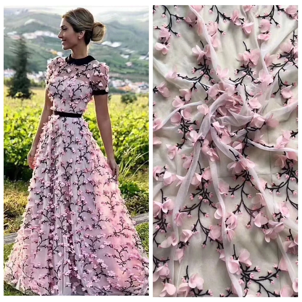 5yards New fashion 12color 3D chiffon flower on netting embroidered bridal/ evinging/show dress lace fabric 130cm width
5yards New fashion 12color 3D chiffon flower on netting embroidered bridal/ evinging/show dress lace fabric 130cm width