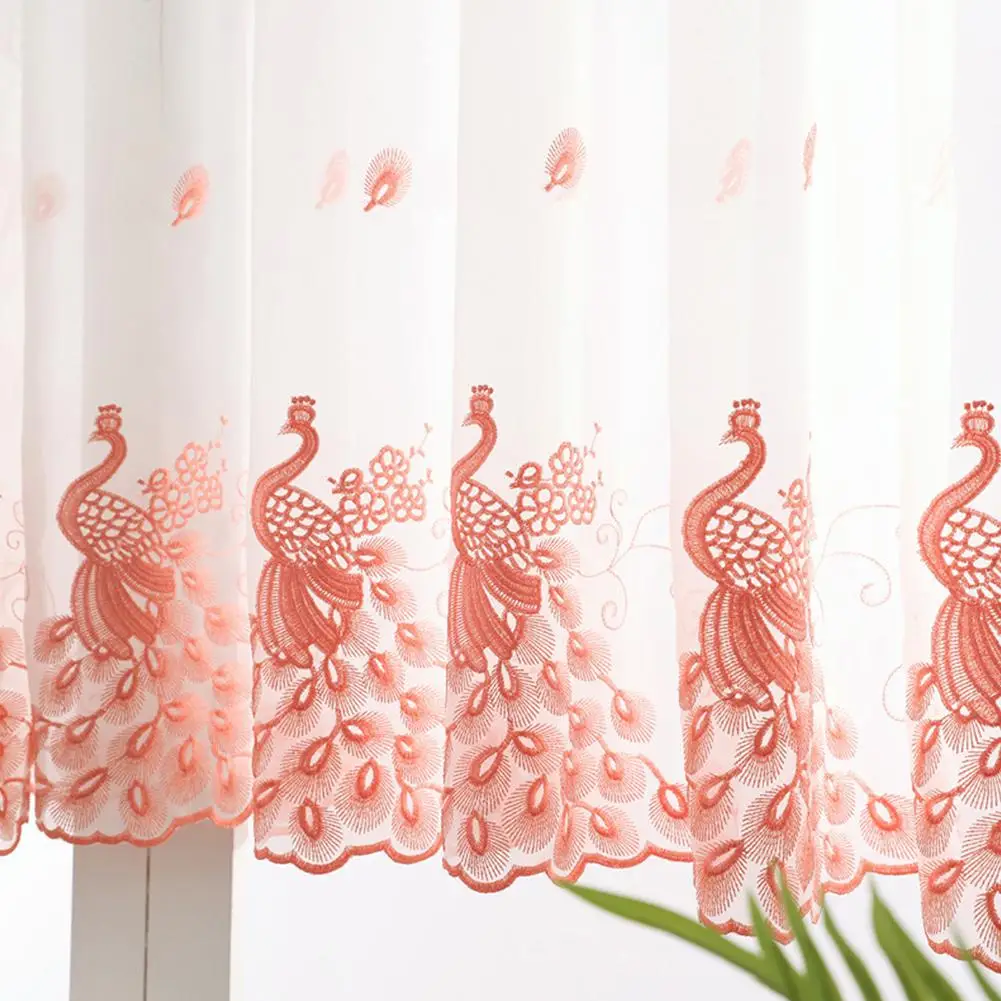TPFOCUS 1PC Peacock Embroidered Short Window Curtain for Study Living Room Decor
TPFOCUS 1PC Peacock Embroidered Short Window Curtain for Study Living Room Decor