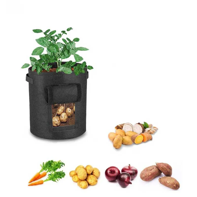 Vegetable Plant Grow Bags have access to 7 years of life Potato Grow Planter Non-woven fabrics Cloth Tomato Planting Container
Vegetable Plant Grow Bags have access to 7 years of life Potato Grow Planter Non-woven fabrics Cloth Tomato Planting Container