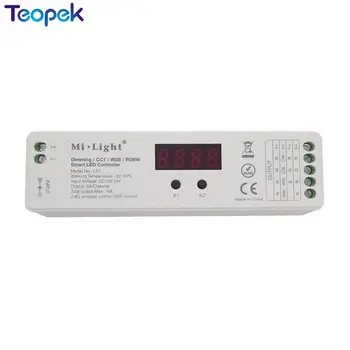 Mi.Light LS1 4 in 1 smart LED controller DC12V 24V 15A for Single Color CCT RGB RGBW LED Strip
Mi.Light LS1 4 in 1 smart LED controller DC12V 24V 15A for Single Color CCT RGB RGBW LED Strip