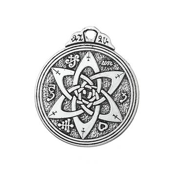 my shape Tibetan Silver Plated Handmade Talisman For Poets Writers Actors Key of Solomon Seal Pentacle Pendant Wholesale 5pcs
my shape Tibetan Silver Plated Handmade Talisman For Poets Writers Actors Key of Solomon Seal Pentacle Pendant Wholesale 5pcs