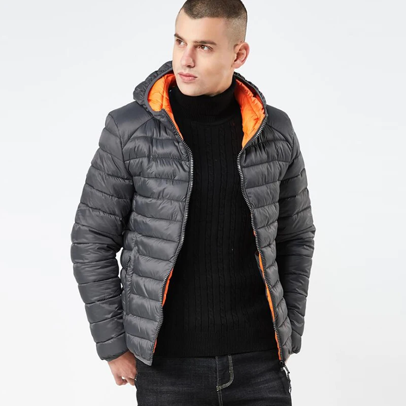 2019 Autumn Winter New Casual Hooded Jackets Mens Outwear Windbreaker Simple Lightweight Warm Parkas Coats Outwear Clothes
2019 Autumn Winter New Casual Hooded Jackets Mens Outwear Windbreaker Simple Lightweight Warm Parkas Coats Outwear Clothes