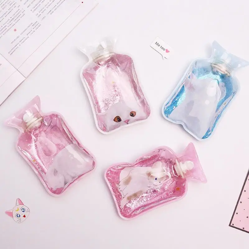 Colorful Quick Sand Hot Water Bottle Transparent Water Injection Mini Hand Warmr Portable Irrigation Hot Water Bags Cartoon Cute
Colorful Quick Sand Hot Water Bottle Transparent Water Injection Mini Hand Warmr Portable Irrigation Hot Water Bags Cartoon Cute