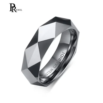 Tungsten Carbide Silver Color Multi-Faceted Prism Rhombus Cut Spinner 6mm Wedding Ring for Men
Tungsten Carbide Silver Color Multi-Faceted Prism Rhombus Cut Spinner 6mm Wedding Ring for Men