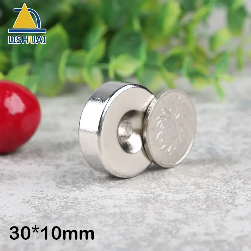 LISHUAI New 2pcs 30 mm x 10 mm Strong Ring Magnets Countersunk Hole 6 mm Rare Earth Neodymium Circular magnet Neodymium magnet
LISHUAI New 2pcs 30 mm x 10 mm Strong Ring Magnets Countersunk Hole 6 mm Rare Earth Neodymium Circular magnet Neodymium magnet