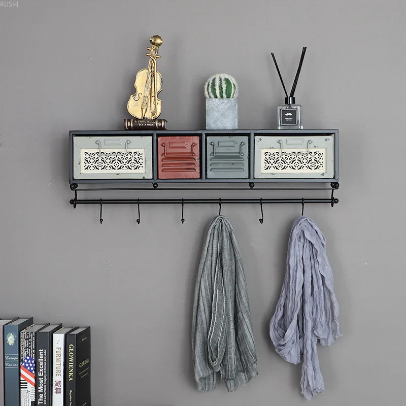 American Style Retro Iron Partition Creative Wall Racks Home Living Room Bar Cafe Decoration Storage Drawers for Sundries
American Style Retro Iron Partition Creative Wall Racks Home Living Room Bar Cafe Decoration Storage Drawers for Sundries