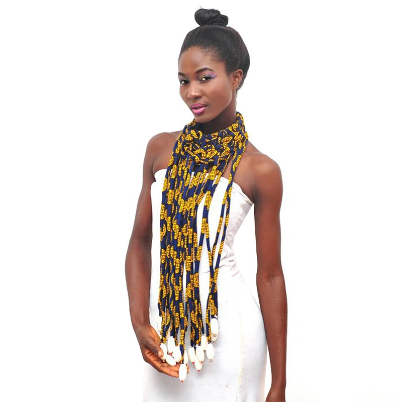 2019 African Ankara Necklaces Wax Print Fabric Colorful Necklace Shawl African Ankara Handmade Necklace Tribal Jewelry SP016
2019 African Ankara Necklaces Wax Print Fabric Colorful Necklace Shawl African Ankara Handmade Necklace Tribal Jewelry SP016
