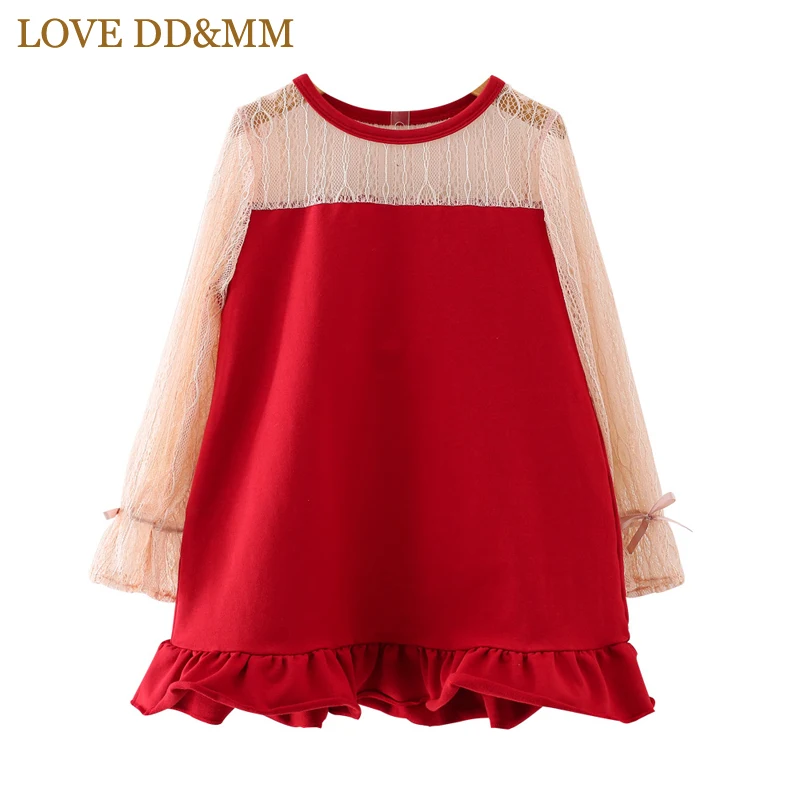 LOVE DD&MM Girls Dresses 2019 Spring New Children's Clothing Girls Sweet Lace Stitching Long-Sleeved Ruffled Princess Dress
LOVE DD&MM Girls Dresses 2019 Spring New Children's Clothing Girls Sweet Lace Stitching Long-Sleeved Ruffled Princess Dress
