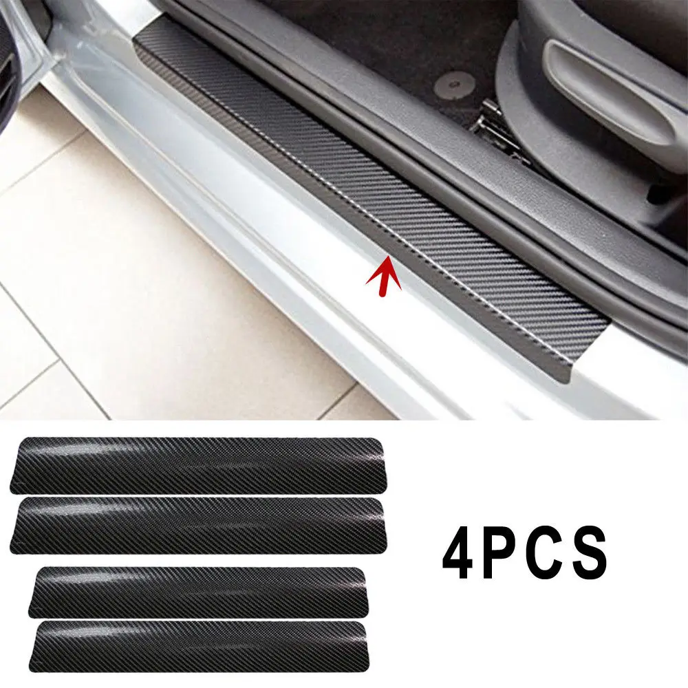 4Pcs Car Auto Door Plate 3D Carbon Fiber Look Sticker Sill Scuff Cover Anti Scratch Decal Decorate Protector Dustproof Stickers
4Pcs Car Auto Door Plate 3D Carbon Fiber Look Sticker Sill Scuff Cover Anti Scratch Decal Decorate Protector Dustproof Stickers