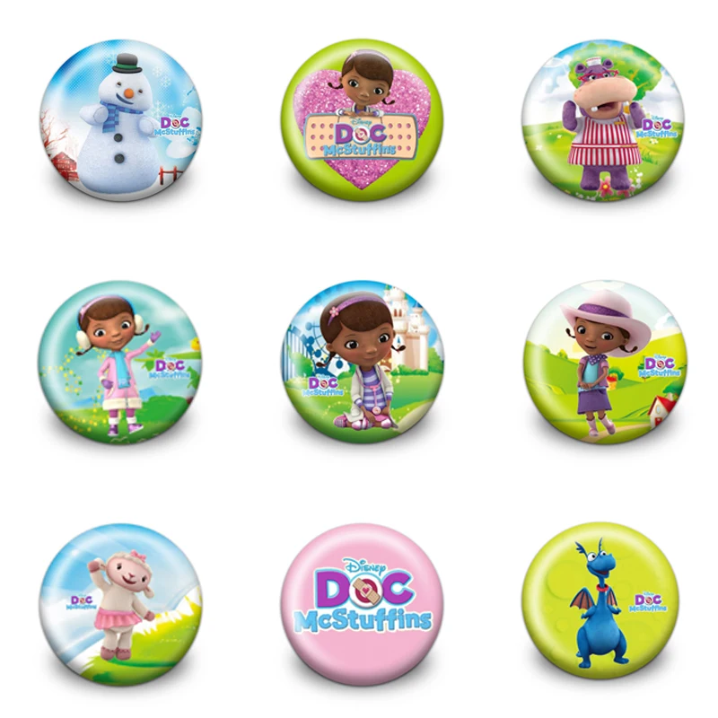 9Pcs/Set Doc Mcstuffins Round Badges Souvenir Icon Buttons Pins Badges Clothes Bag Accessories Gifts for Kid 3.0CM Diameter
9Pcs/Set Doc Mcstuffins Round Badges Souvenir Icon Buttons Pins Badges Clothes Bag Accessories Gifts for Kid 3.0CM Diameter