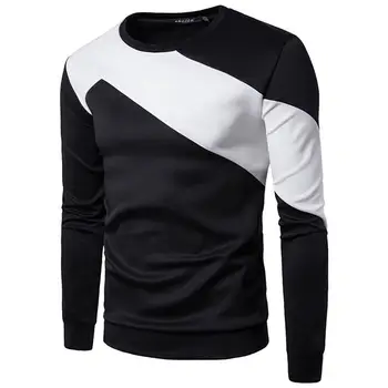 ZOGAA Spring and autumn men Sweatshirt Chest Half Sleeve Colorblock Simple Men's Fashion Casual Round Neck Long Sleeve hoodies
ZOGAA Spring and autumn men Sweatshirt Chest Half Sleeve Colorblock Simple Men's Fashion Casual Round Neck Long Sleeve hoodies