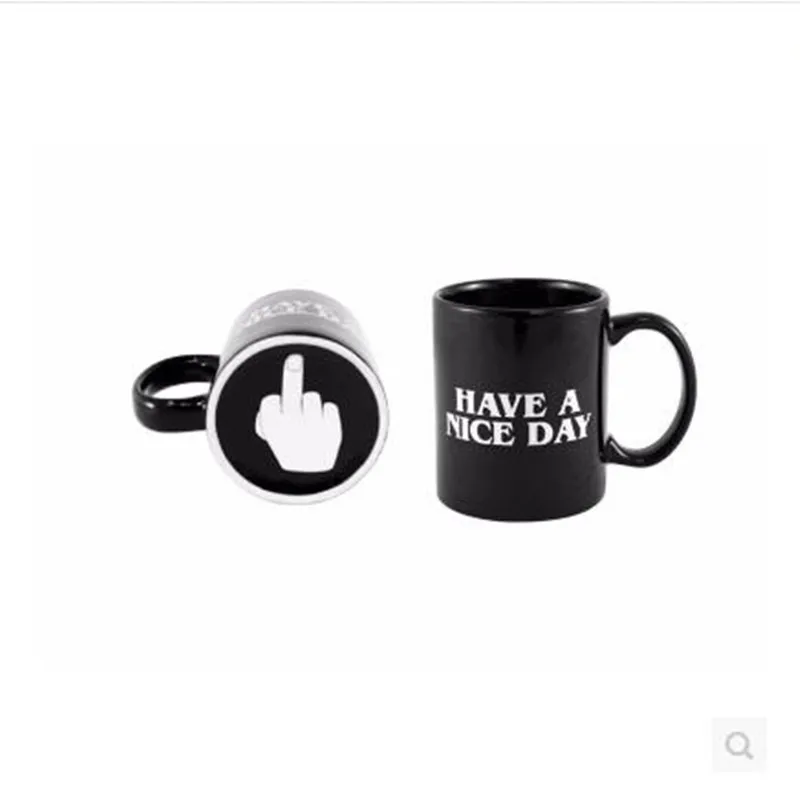 Promotion! The Middle Finger Coffee Cup Personality Creativity Has a Nice Day Ceramic Porcelain Mugs
Promotion! The Middle Finger Coffee Cup Personality Creativity Has a Nice Day Ceramic Porcelain Mugs