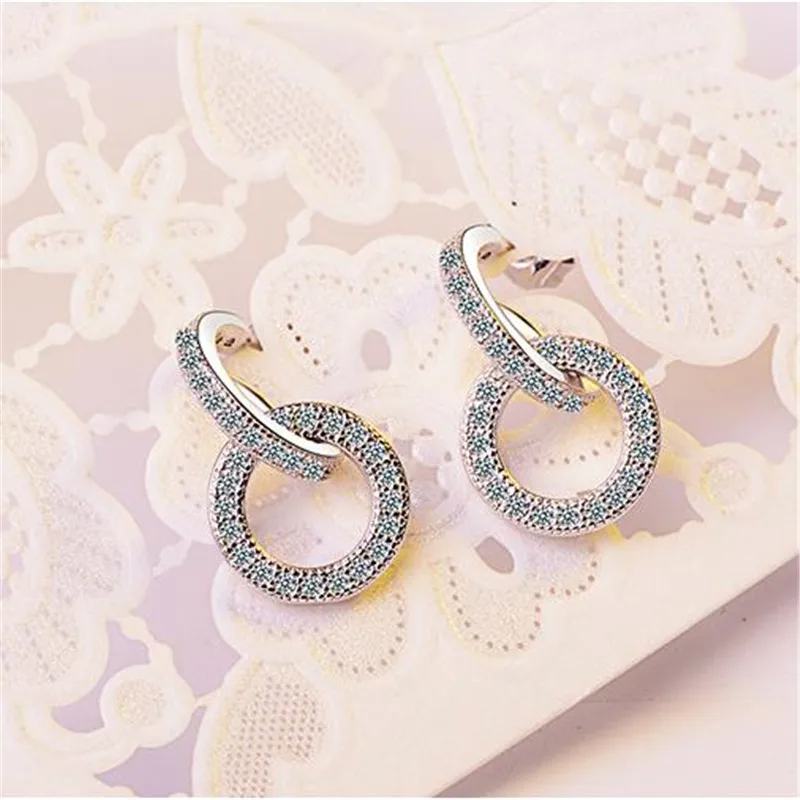 LUKENI Luxury Austrian Rhinestones Female Earrings Jewelry Top Quality 925 Sterling Silver Earrings For Girl Lady Accessories
LUKENI Luxury Austrian Rhinestones Female Earrings Jewelry Top Quality 925 Sterling Silver Earrings For Girl Lady Accessories