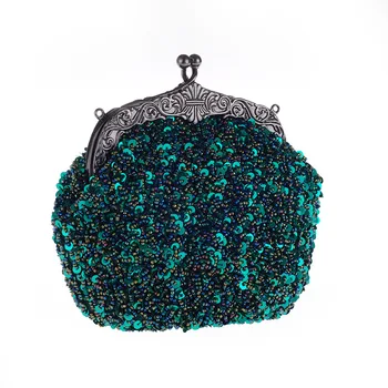 Vintage Style Evening Bag Sequined Handmade Beaded Embroidered Party Handbag Clutch Purse Totes Crossbody Women Messenger Bags
Vintage Style Evening Bag Sequined Handmade Beaded Embroidered Party Handbag Clutch Purse Totes Crossbody Women Messenger Bags