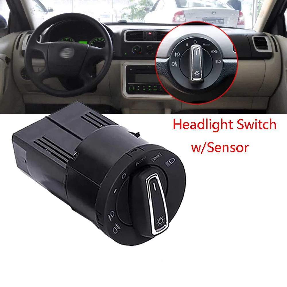 AUTO Headlight Fog lights Controller Switch Light Sensor Module For Skoda Fabia 2008-2019
AUTO Headlight Fog lights Controller Switch Light Sensor Module For Skoda Fabia 2008-2019