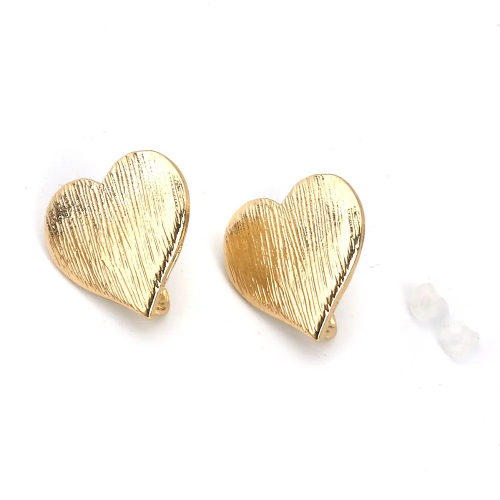 DoreenBeads Zinc Based Alloy Ear Post Stud Earrings Findings Heart Drop Styles Gold W/ Open Loop DIY Charms 19mm x 19mm, 10 PCs
DoreenBeads Zinc Based Alloy Ear Post Stud Earrings Findings Heart Drop Styles Gold W/ Open Loop DIY Charms 19mm x 19mm, 10 PCs