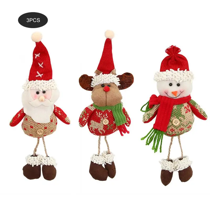 3pcs Christmas Decorations Old Man Doll Small Hanging Pieces Santa Claus Snowman Christmas Tree Decorations Christmas Gift Bags
3pcs Christmas Decorations Old Man Doll Small Hanging Pieces Santa Claus Snowman Christmas Tree Decorations Christmas Gift Bags
